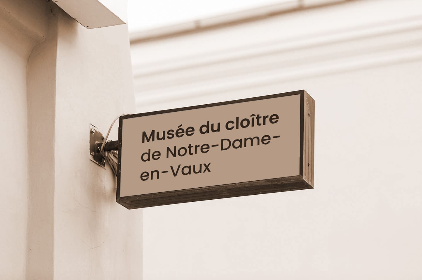 enseigne typo musee