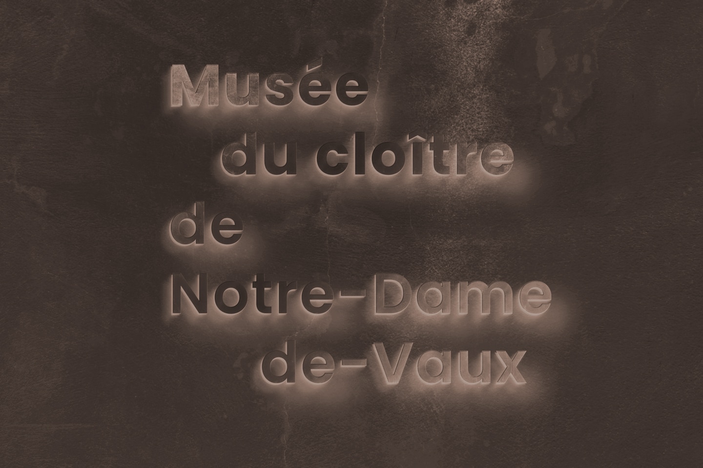 logo cloitre lettrages lumiere